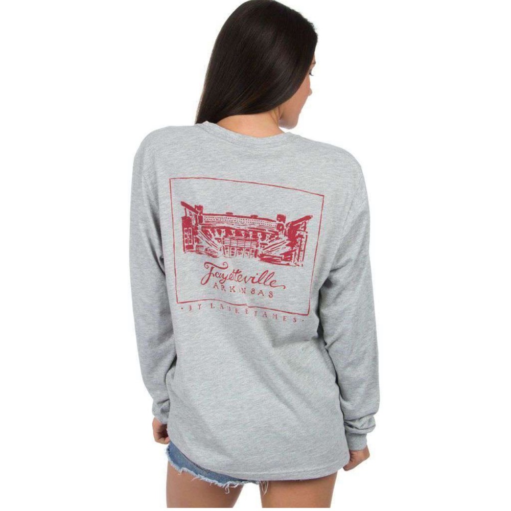University of Arkansas stadium tee XXL WPS